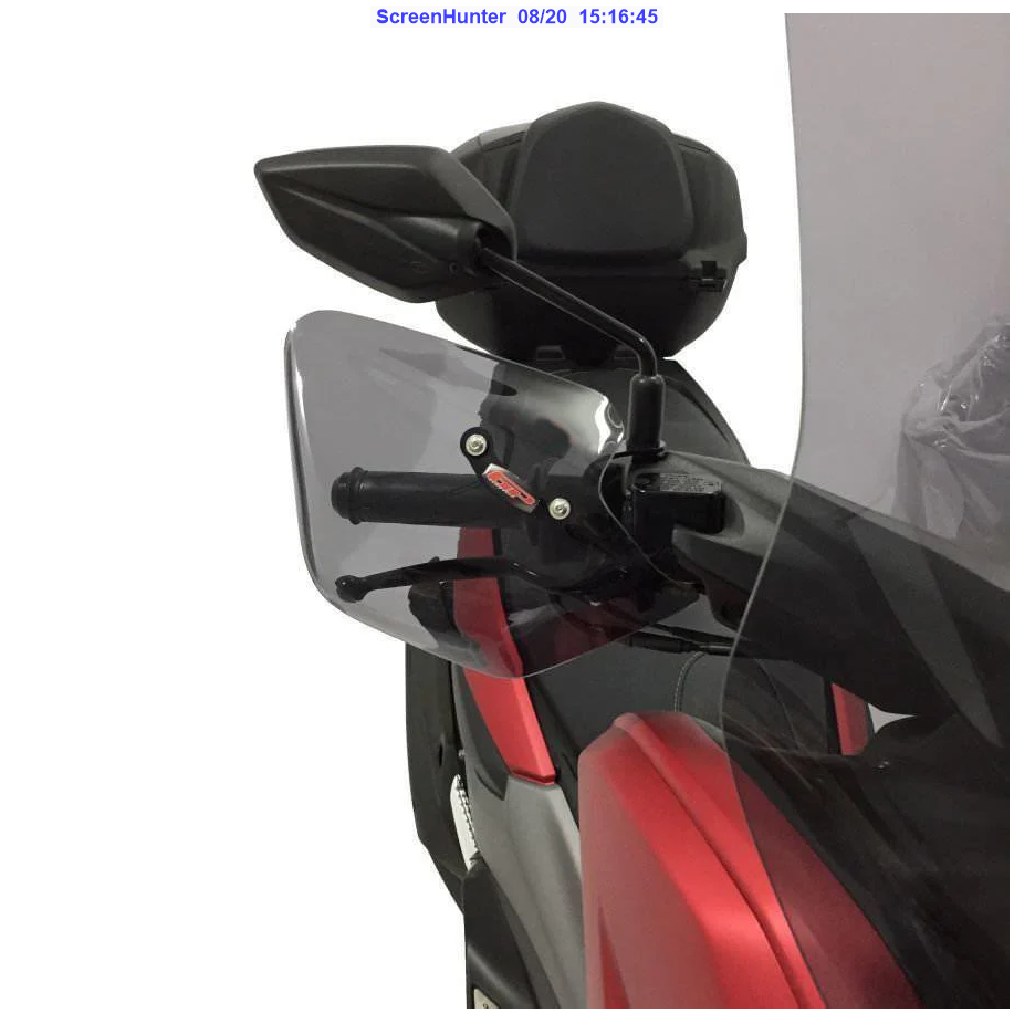 هندگارد / بادگیر دسته دودی YAMAHA Nmax GP ساخت ترکیه اصل کد 200616