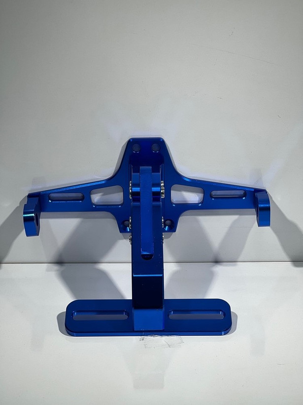 پایه پلاک اسپرت CNC آبی کد 000058