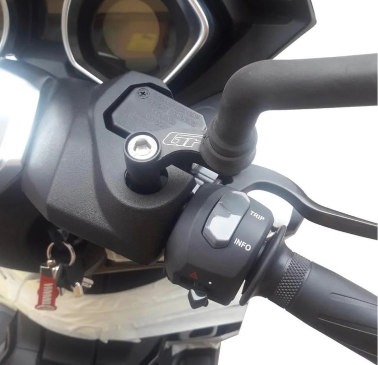 پایه آینه اسپرت جهت باز شدن آینه و دید بیشتر مناسب YAMAHA Xmax / Sym Jt200 ساخت ترکیه اصل کد 000047