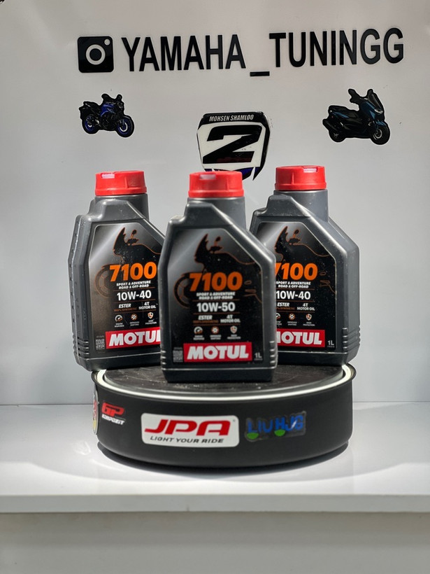 روغن موتور موتول 7100 گرانروی 10W50 یک لیتری / Motul 7100 oil
