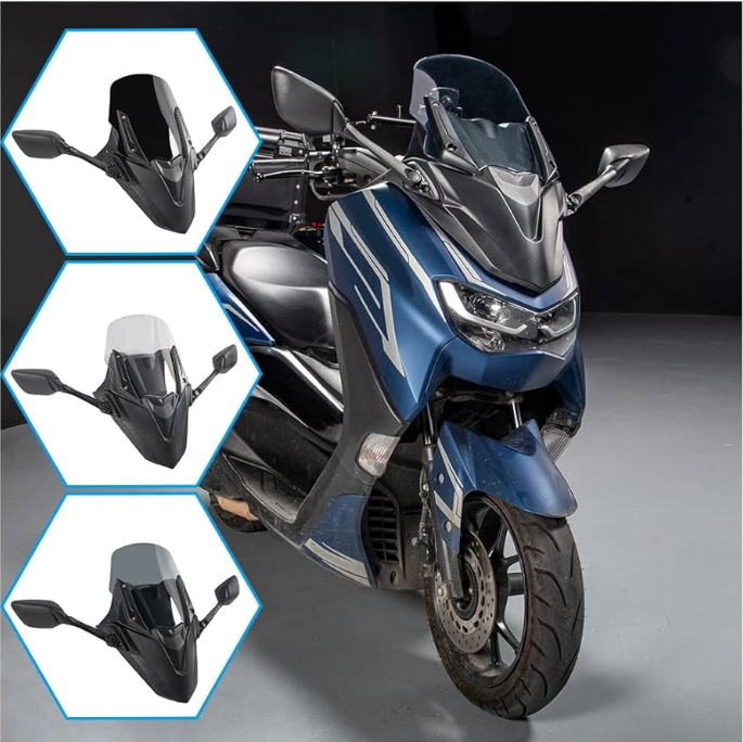 ست طلق و آینه و شیلد Nmax 2024
