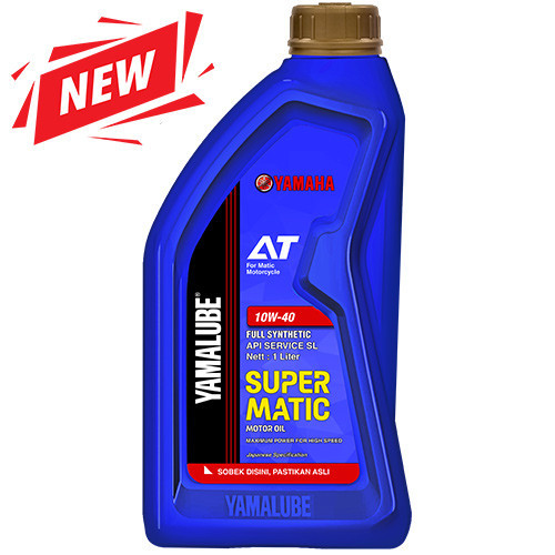 روغن موتور مخصوص موتورهای اسکوتر 1 لیتر 10W40 یامالوب سوپر متیک یاماها YAMAHA SUPER MATIC / ساخت اندونزی اصل کد ۲۰۰۴۷۴