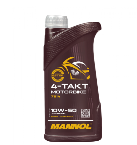 روغن موتور مانول مخصوص موتور دنده ای 1 لیتر MANNOL 10W50 مدل 7814 / ساخت کشور آلمان اصل کد 000232