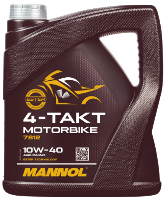روغن موتور مانول مخصوص موتور دنده ای 4 لیتر7812 MANNOL 10W40 SP / ساخت کشور آلمان اصل کد 000233