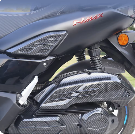 قاب درب کلاچ طرح کربن YAMAHA Nmax/Aerox 155 کد کالا 000089