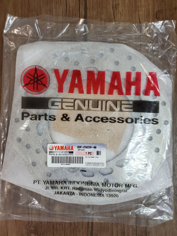 دیسک ترمز عقب YAMAHA Nmax ساخت اندونزی اصل کد 000166