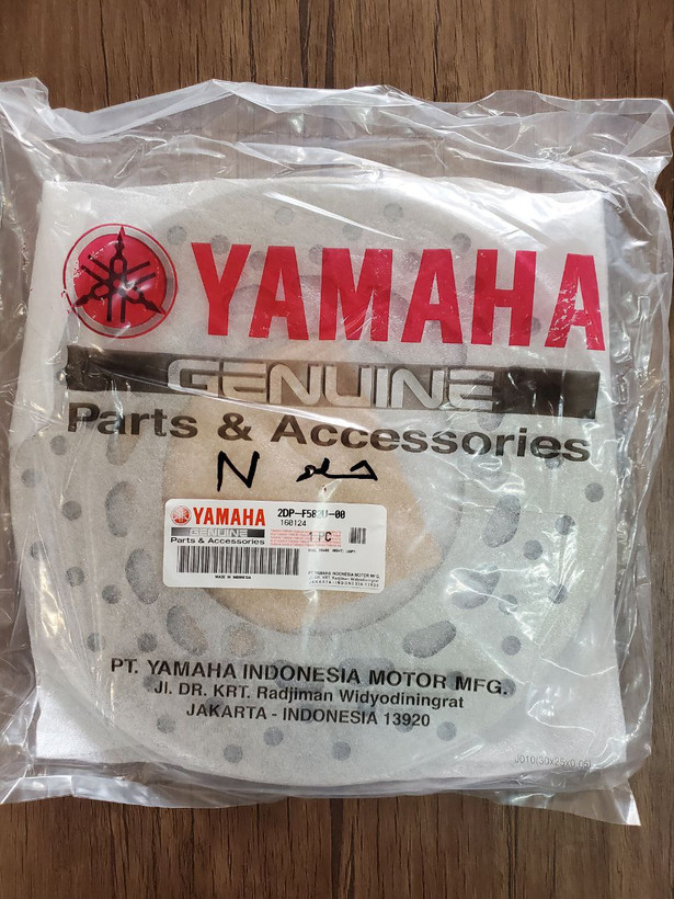 دیسک ترمز جلو YAMAHA Nmax / Aerox ساخت اندونزی اصل کد 000165