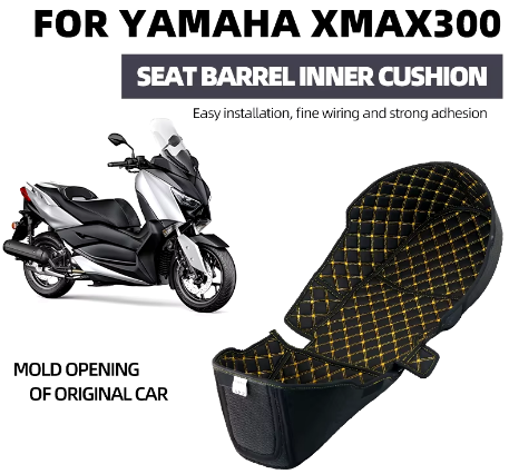 کاور چرم داخل زیر زین YAMAHA Xmax Old face / Xmax New face / ساخت تایلند اصل 200476
