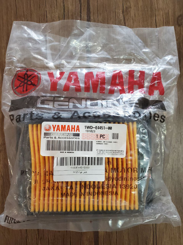 فیلتر هواکش یاماها YAMAHA MT25 / R25 / R3 ساخت اندونزی اصل کد 200265