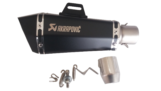 اگزوز قهرمانی مشکی مات AKRAPOVIC
