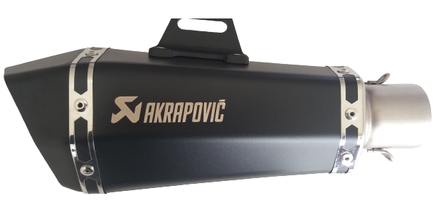 اگزوز قهرمانی مشکی مات AKRAPOVIC