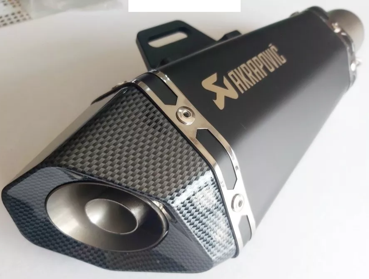 اگزوز قهرمانی مشکی مات AKRAPOVIC