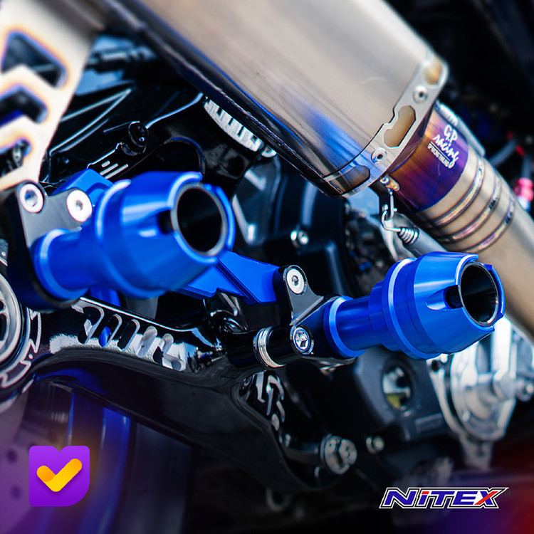 پروتکشن زیر اگزوز نقره ای Xmax / Nmax / Aerox / Pcx 160