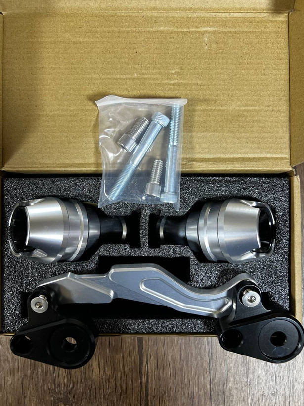 پروتکشن زیر اگزوز نقره ای Xmax / Nmax / Aerox / Pcx 160