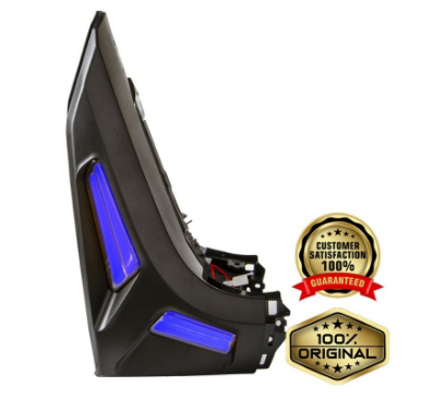 ست فلاپ راهنما اسپرت زرد آبی YAMAHA Nmax 155 / ساخت اندونزی اصل کد 200440