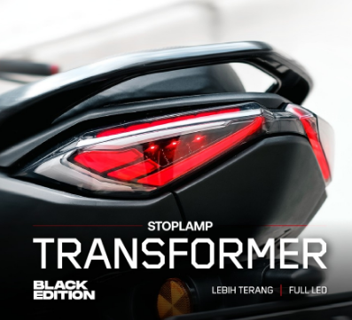 چراغ خطر عقب اسپرت مدل NMAX GMA TRANSFORMERS / ساخت اندونزی اصل