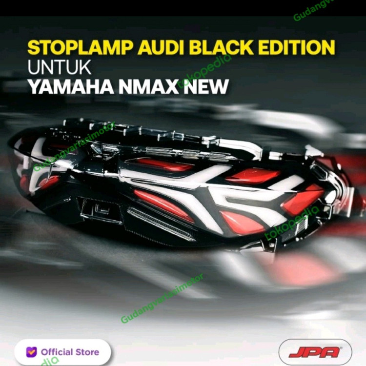 خطر عقب نور زرد آبی ALL NEW Nmax Tipe Audi / ساخت اندونزی اصل