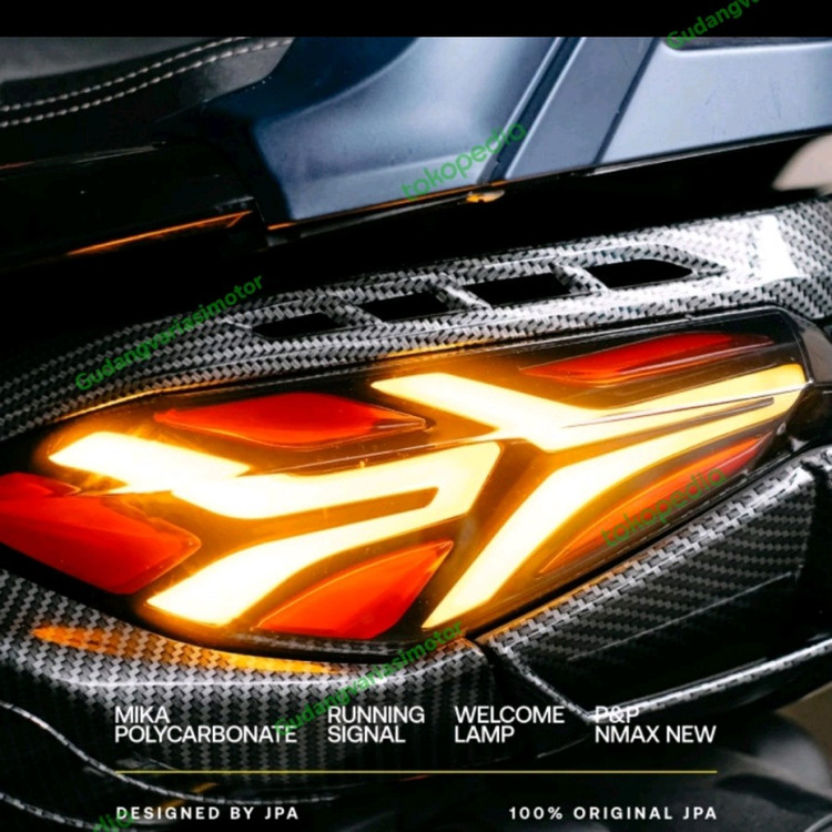 خطر عقب اسپرت ALL NEW Nmax Tipe Audi /ساخت اندونزی اصل