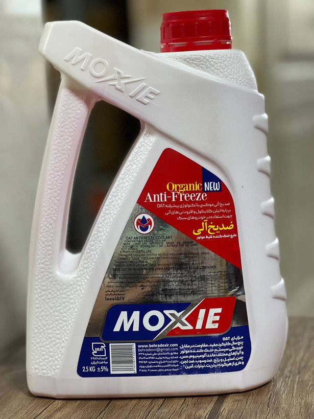 ضدیخ ضدجوش پایه آلی MOXIE