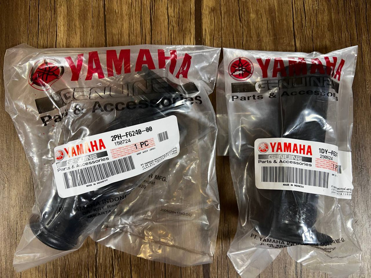 ست لاستیک سر فرمان / گریپ فرمان YAMAHA / ساخت اندونزی اصل
