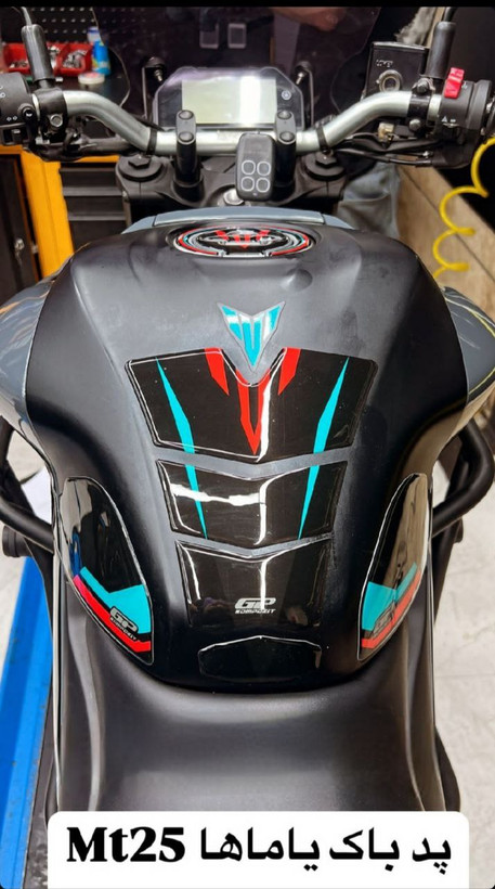 ست پد باک ناردوگری ژله ای YAMAHA MT25 GP ساخت ترکیه اصل کد ۰۰۰۱۳۶