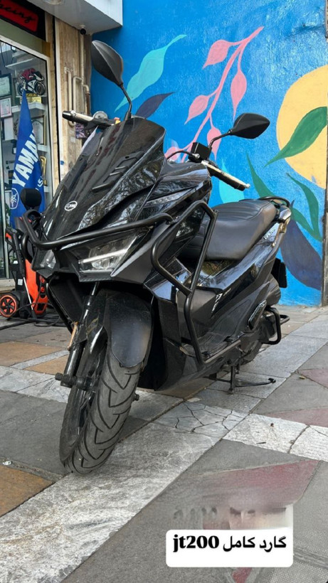 گارد کامل بدنه / محافظ بدنه جی تی200 / SYM JT200 کد 200500 - 200495