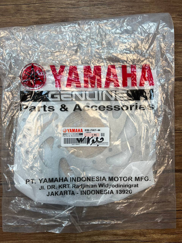 دیسک ترمز چرخ جلو YAMAHA WR155 ساخت اندونزی اصل کد 200361