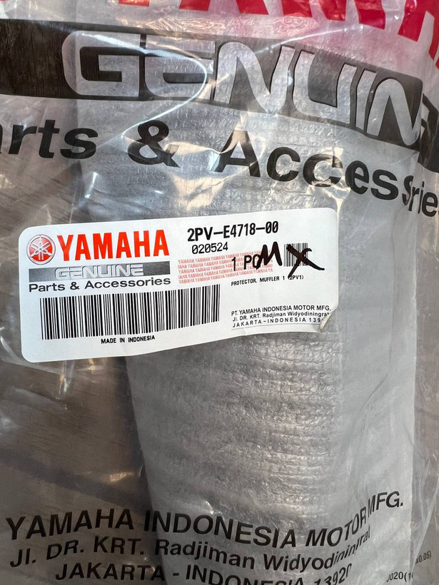 کاور اگزوز YAMAHA MxKing ساخت اندونزی اصل کد 200344