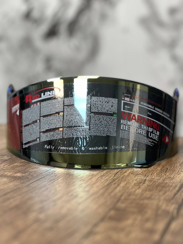 طلق کلاه کاسکت طلایی مناسب مدل REDLINE 937 – 935 – 939
