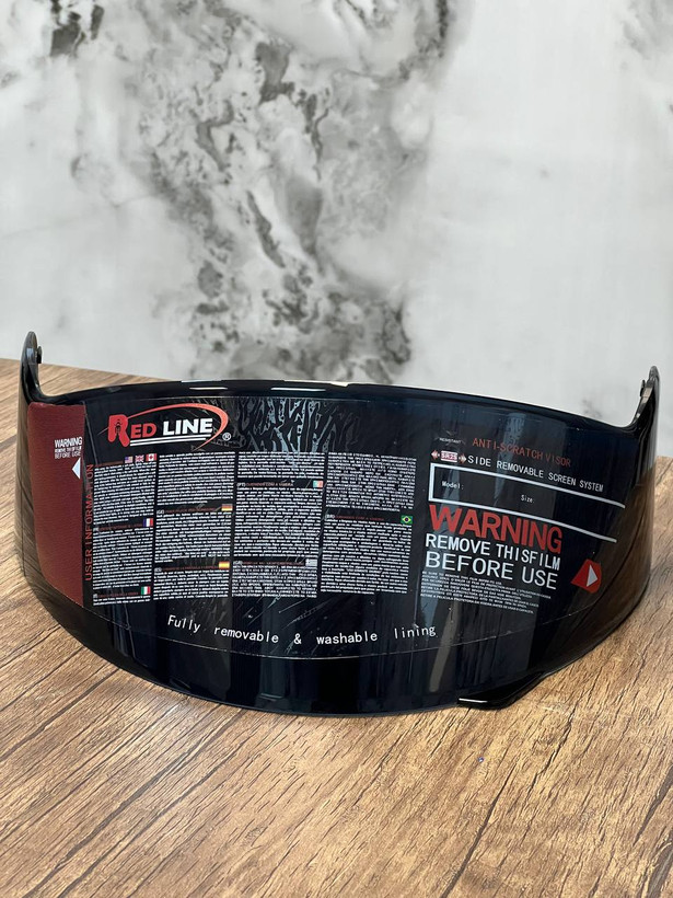 طلق کلاه کاسکت دودی مناسب مدل REDLINE 937 – 935 – 939
