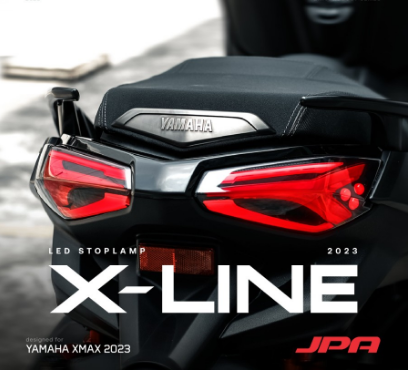 چراغ خطر عقب اسپرت رنگ آبی قرمز مدل XMAX GMA X-LINE /ساخت اندونزی اصل