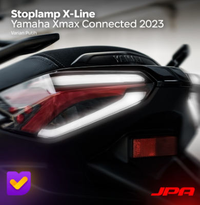 چراغ خطر عقب اسپرت رنگ آبی قرمز مدل XMAX GMA X-LINE /ساخت اندونزی اصل