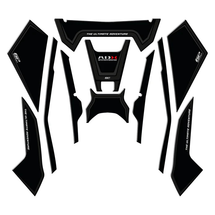 ست کامل پد باک و بدنه مشکی هاسکی Sym ADV175 GP / ساخت ترکیه اصل کد 200623
