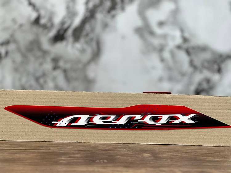 برچسب / استیکر روی بالا چراغ قرمز AEROX/ ساخت اندونزی اصل