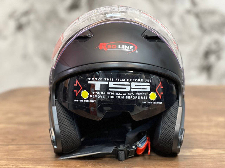 کلاه بدون فک مشکی مات ردلاین REDLINE 956-1
