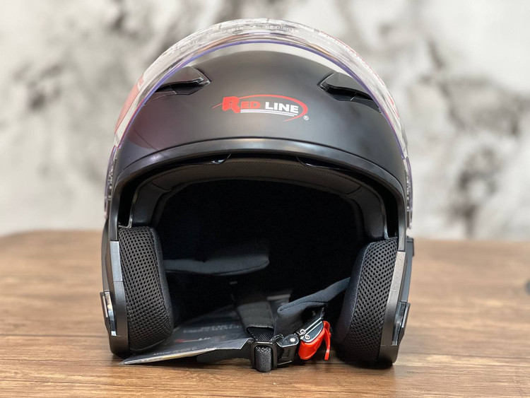 کلاه بدون فک مشکی مات ردلاین REDLINE 956-1