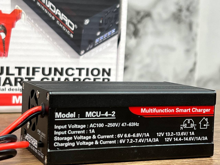 شارژر هوشمند چند منظوره / شارژر باتری موتور سیکلت استاندارد STANDARD MCU-0402