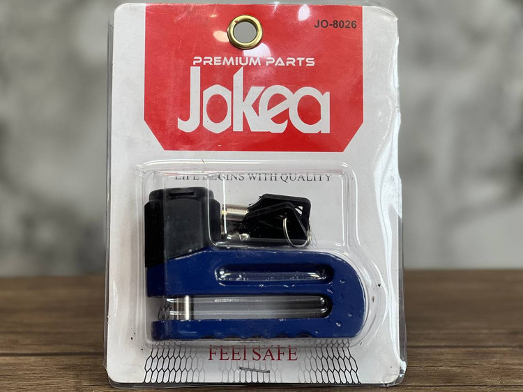 قفل دیسک درپوش دار {چهار رنگ} اقتصادی مدل Jokea کد 200721