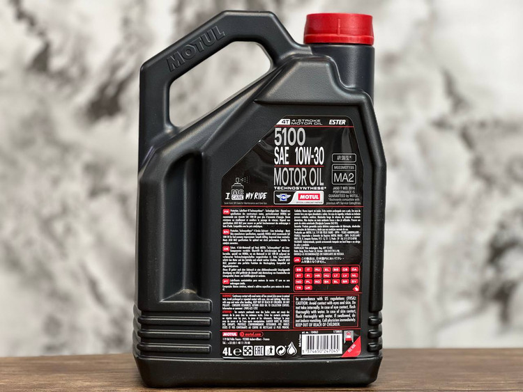 روغن موتور موتول 5100 گرانروی 10W30 چهار لیتری / Motul 5100 oil