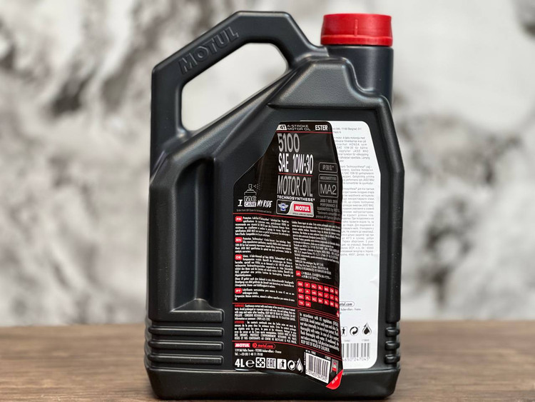روغن موتور موتول 5100 گرانروی 10W30 چهار لیتری / Motul 5100 oil