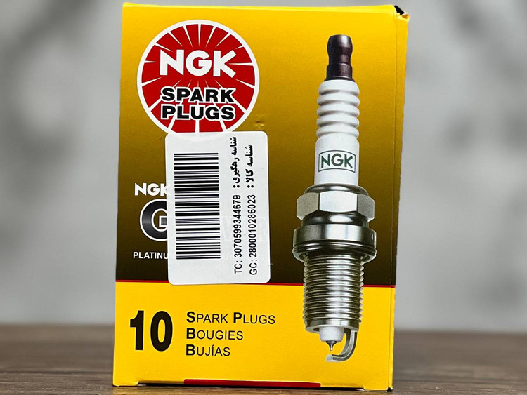 شمع موتور سیکلت پایه بلند سوزنی NGK G-POWR CR8EGP 3596 / ساخت ژاپن اصل کد 200791