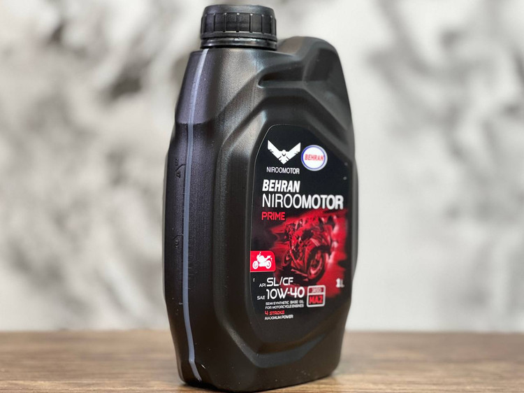 روغن موتور بهران مخصوص موتورهای دنده ای NIRO MOTOR OIL / 10W40 MA2 اصل کد 200526