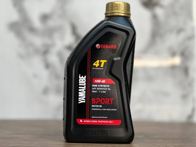 روغن موتور مخصوص موتورهای دنده ای یاماها اسپرت YAMAHA SPORT 10W40 / ساخت اندونزی اصل