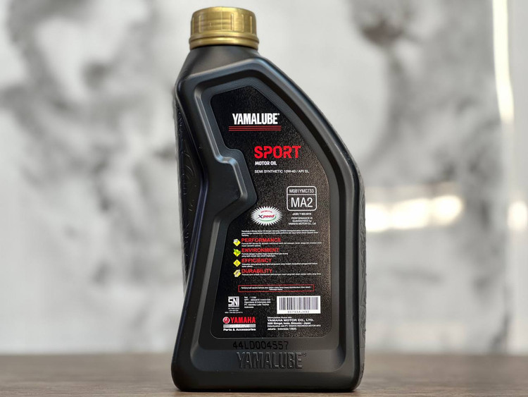 روغن موتور مخصوص موتورهای دنده ای یاماها اسپرت YAMAHA SPORT 10W40 / ساخت اندونزی اصل