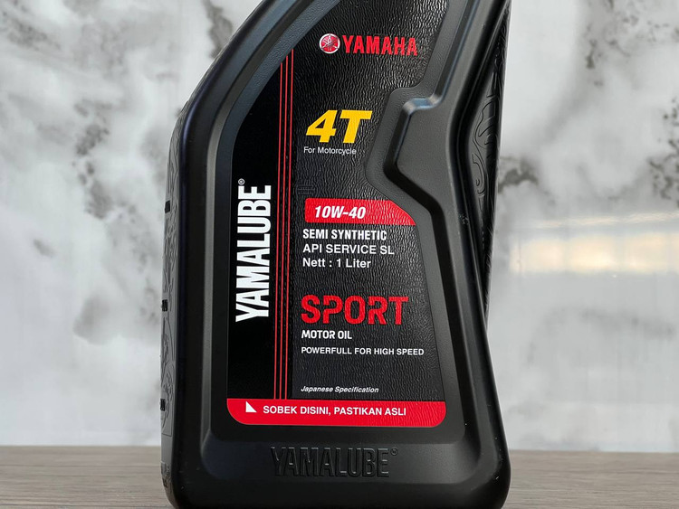 روغن موتور مخصوص موتورهای دنده ای یاماها اسپرت YAMAHA SPORT 10W40 / ساخت اندونزی اصل