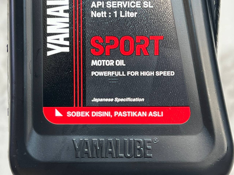 روغن موتور مخصوص موتورهای دنده ای یاماها اسپرت YAMAHA SPORT 10W40 / ساخت اندونزی اصل