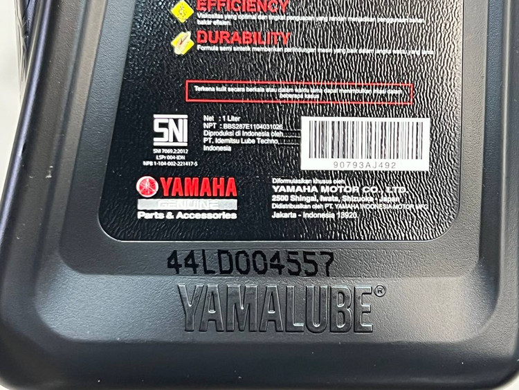 روغن موتور مخصوص موتورهای دنده ای یاماها اسپرت YAMAHA SPORT 10W40 / ساخت اندونزی اصل