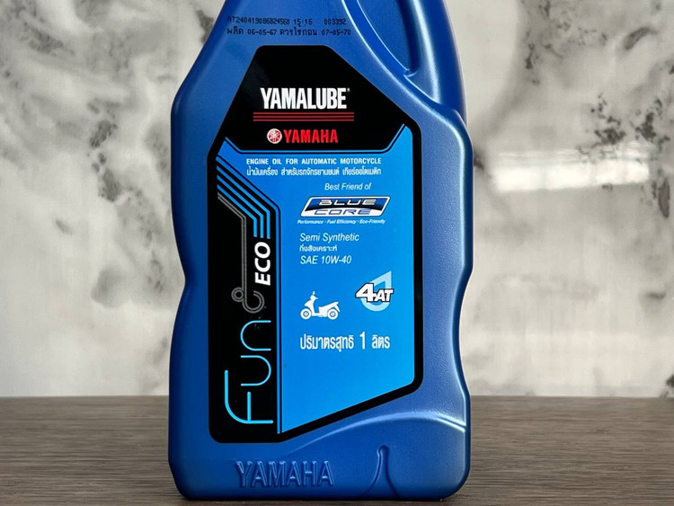روغن موتور مخصوص موتورهای اسکوتر یاماها یامالوب 1 لیتر YAMAHA YAMALUBE 10W40 / ساخت تایلند اصل کد ۰۰۰۲۲۶