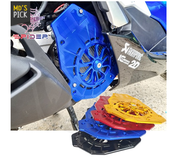 کاور فن چرخشی روی رادیات / محافظ رادیات HONDA ADV160 PCX160 PCX150 / ساخت تایلند اصل کد 201073
