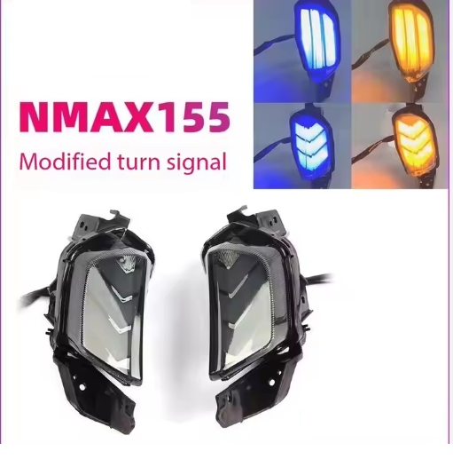راهنما اسپرت NMAX / دو رنگ زرد و آبی LED